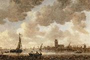 Jan van Goyen, The Meuse at Dordrecht with the Grote Kerk.